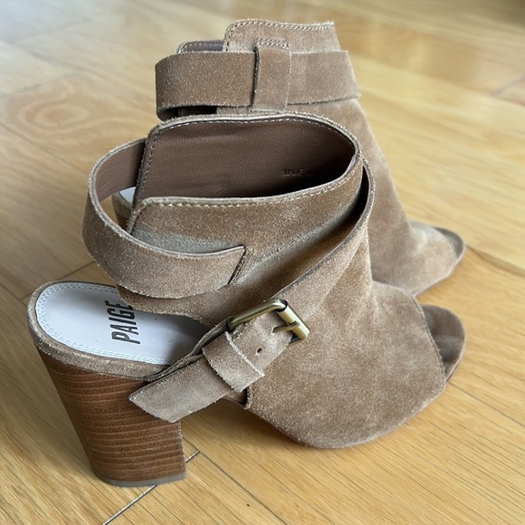 Paige Mimi suede peep toe buckle boots - Picture 5 of 5